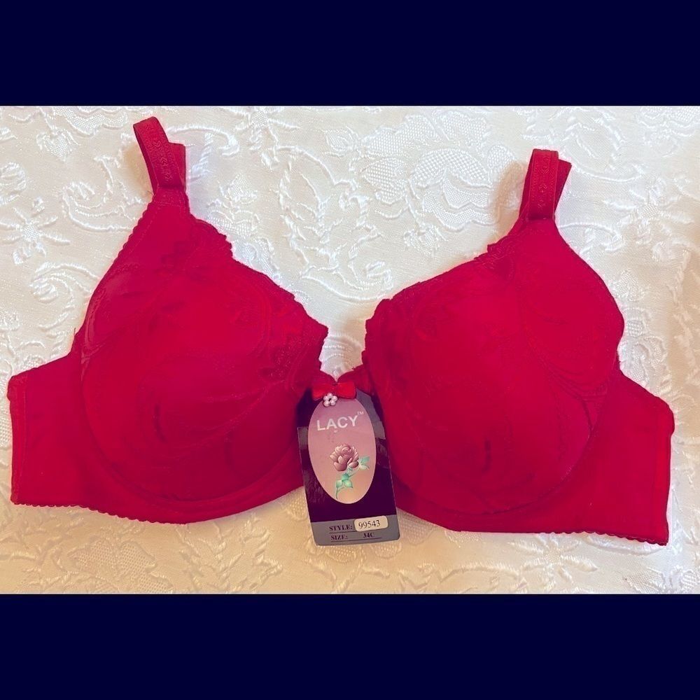 🌷Lacy assorted floral print sexy fashion Bra 34C